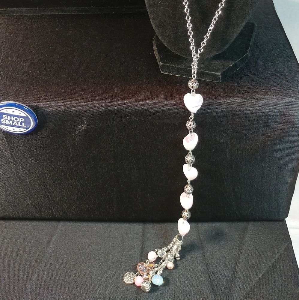Heart necklace.